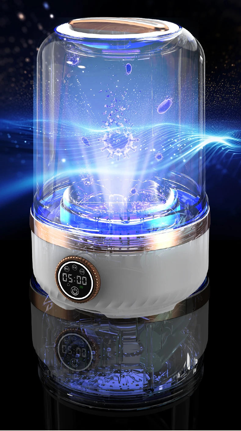 Tidesmit Mi 2L wireless portable washing machine for baby clothes with automatic laundry cup feature, side view