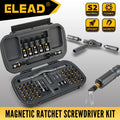 ED 46-in-1 Magnetic Ratchet Screwdriver Set with Bits, Nut Drivers & Storage Case, Multi Repair Tool Kit for Furniture, Computer