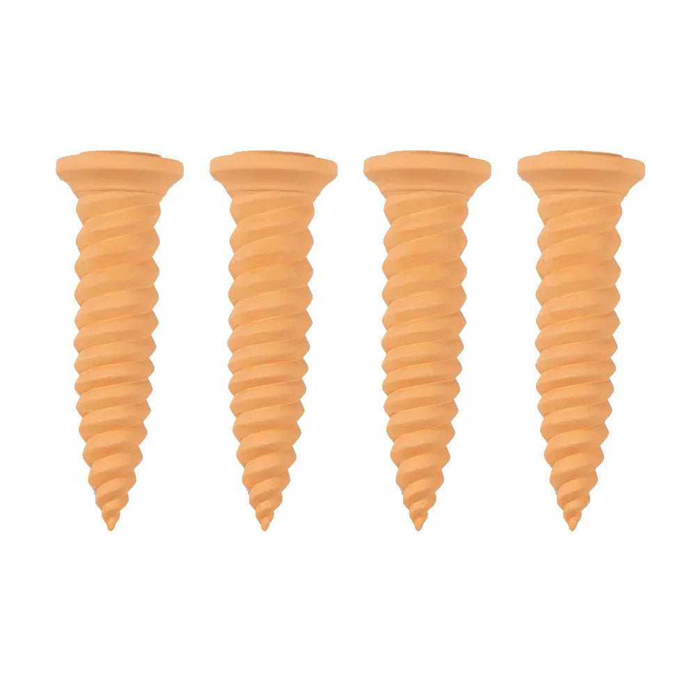 Natural Clay Self-Watering Terracotta Stakes Automatic Irrigation Screws-Shaped Plant Watering Stakes Water Conservation