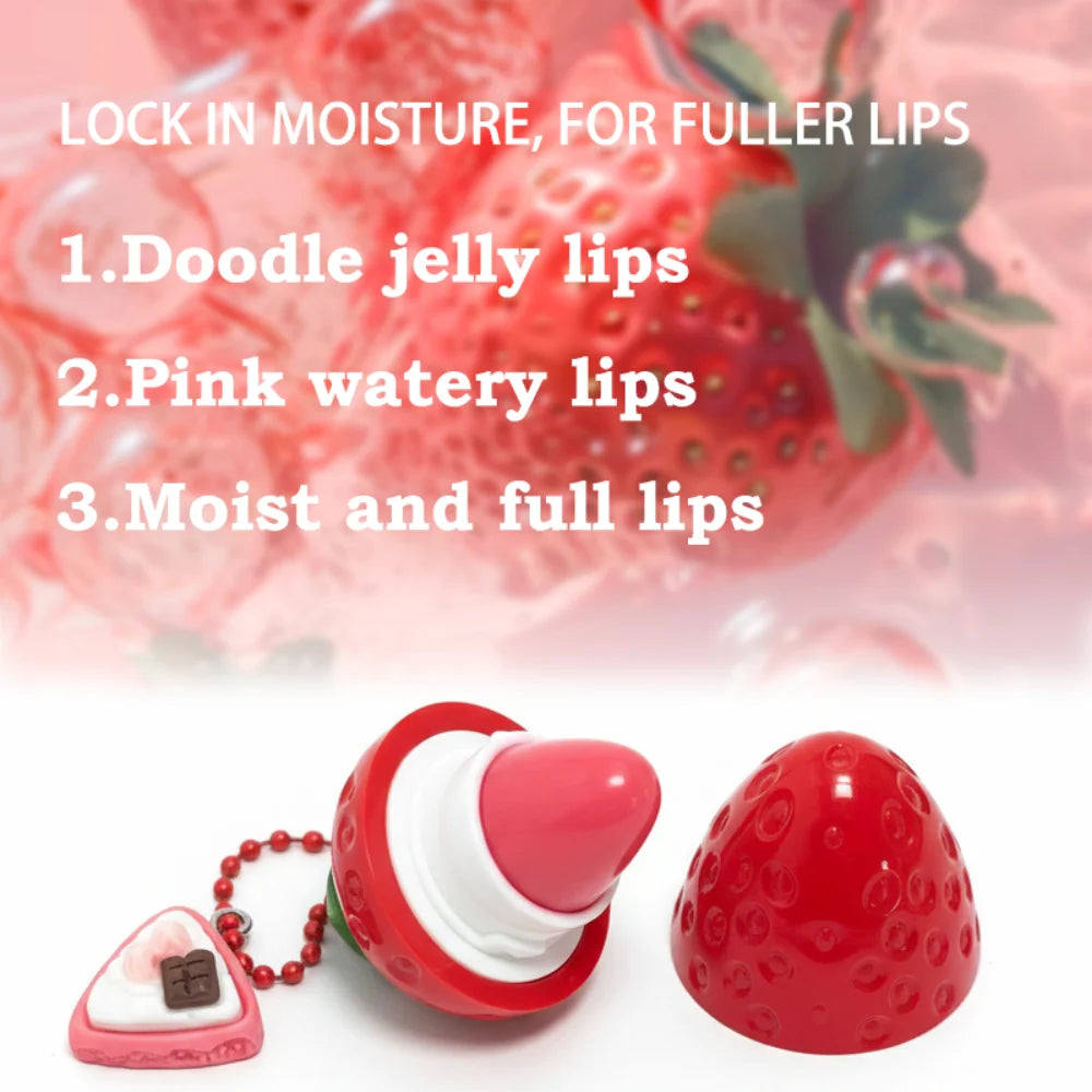 Strawberry Moisturizing Lip Balm - Nourishing Lip Treatment MS9033 Lip Care Tidesmit