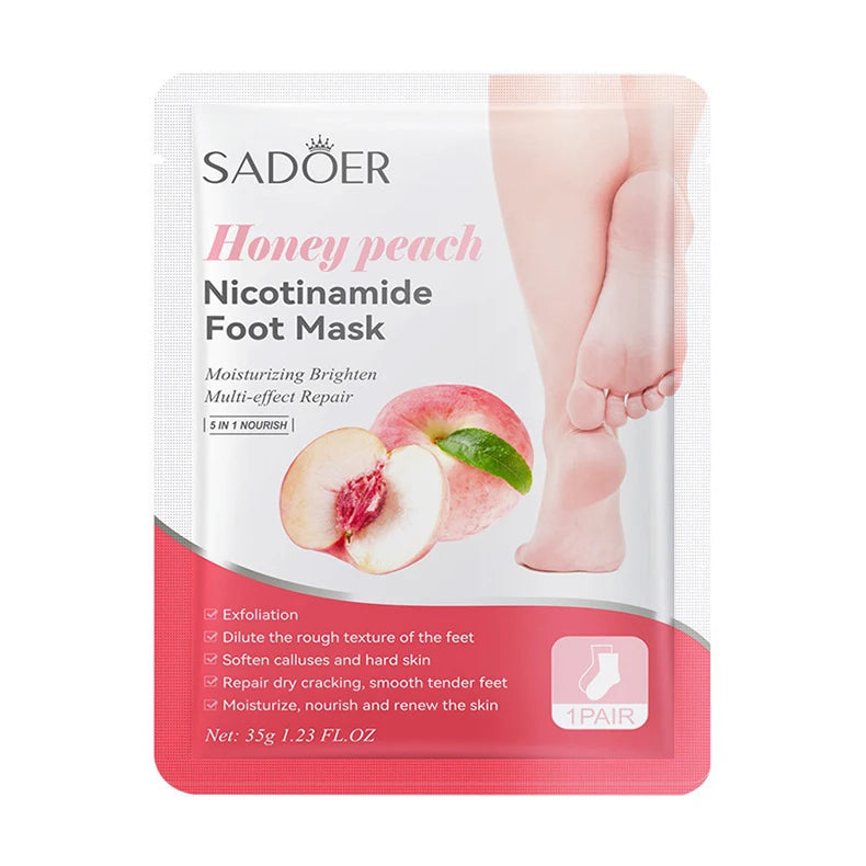 Fruit Foot Peel Mask 6 Pack - Spa-Quality Exfoliating Treatment Scrubs Treatments Tidesmit