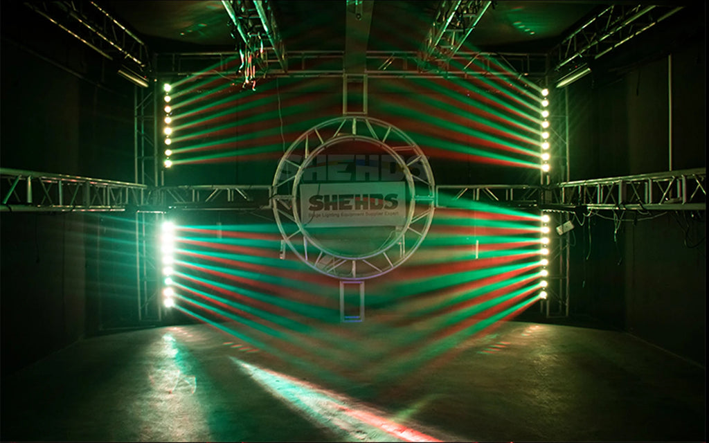 SHEHDS 2/4/8PCS Beam LED 8x12W RGBW Bar Moving Head Stage Lighting DMX512 For DJ Disco Party Night Club Stage Equipment