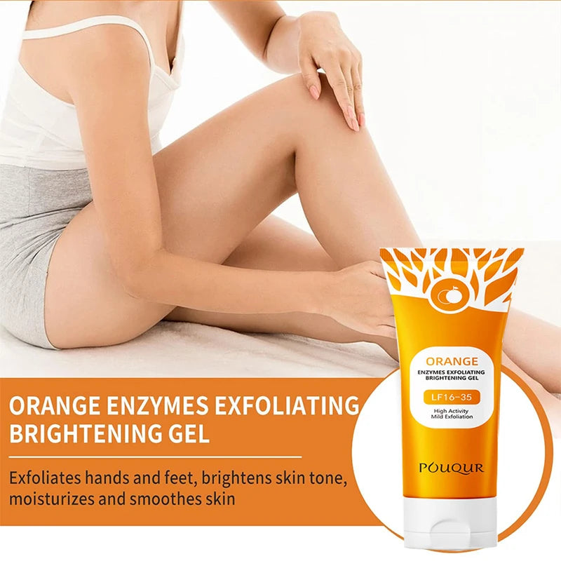 Orange Exfoliating Gel 100g - Professional Deep Cleansing Face Scrub Scrubs Treatments Tidesmit