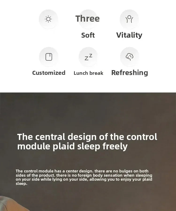 Smart Massage Eye Mask | 3D Heat Therapy & App Control - Black Relaxation Treatment Tidesmit