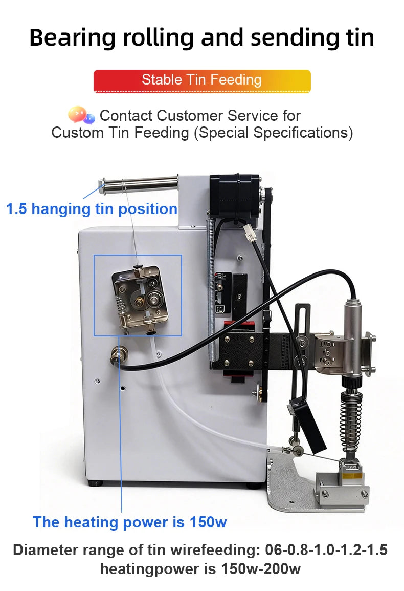 Semi-Automatic Soldering Machine 200W USB Precision Station Tidesmit