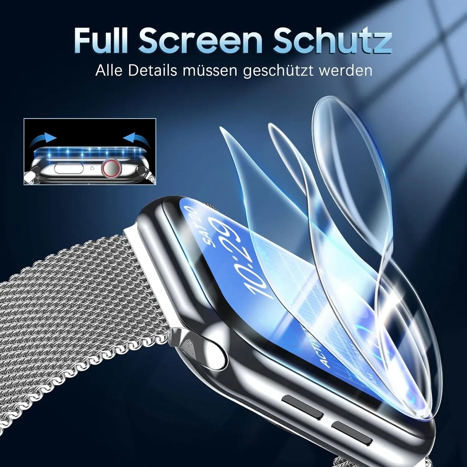 Apple Watch Screen Protector: 5PCS Hydrogel Film for Series 1-10 & Ultra Tidesmit