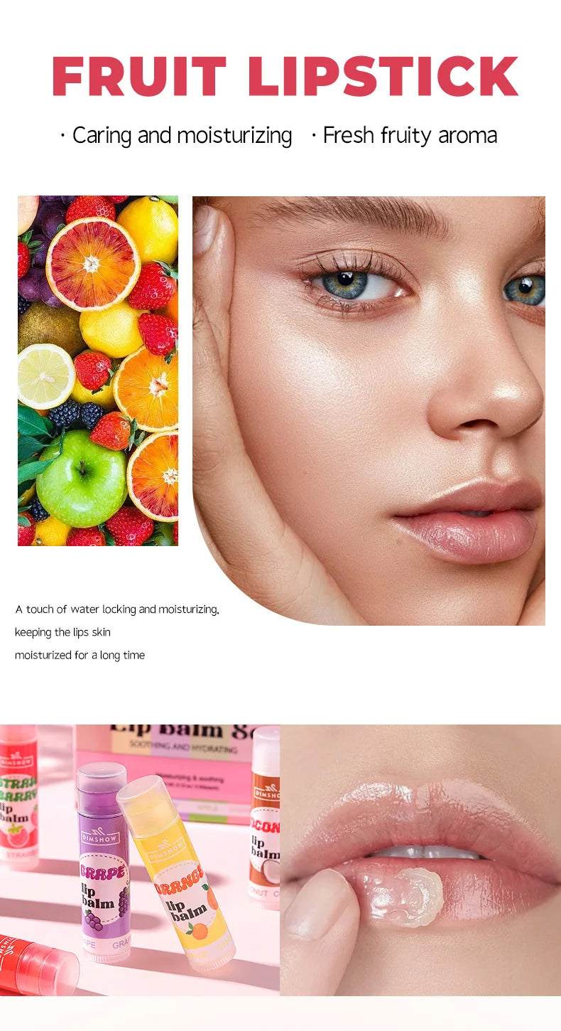 Fruit Moisturizing Lip Mask Set - Nourishing Lip Treatment for Dry Lips Lip Care Tidesmit