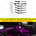 Mercedes Benz W205 X253 64-Color LED Ambient Lighting Kit Ambient light Tidesmit