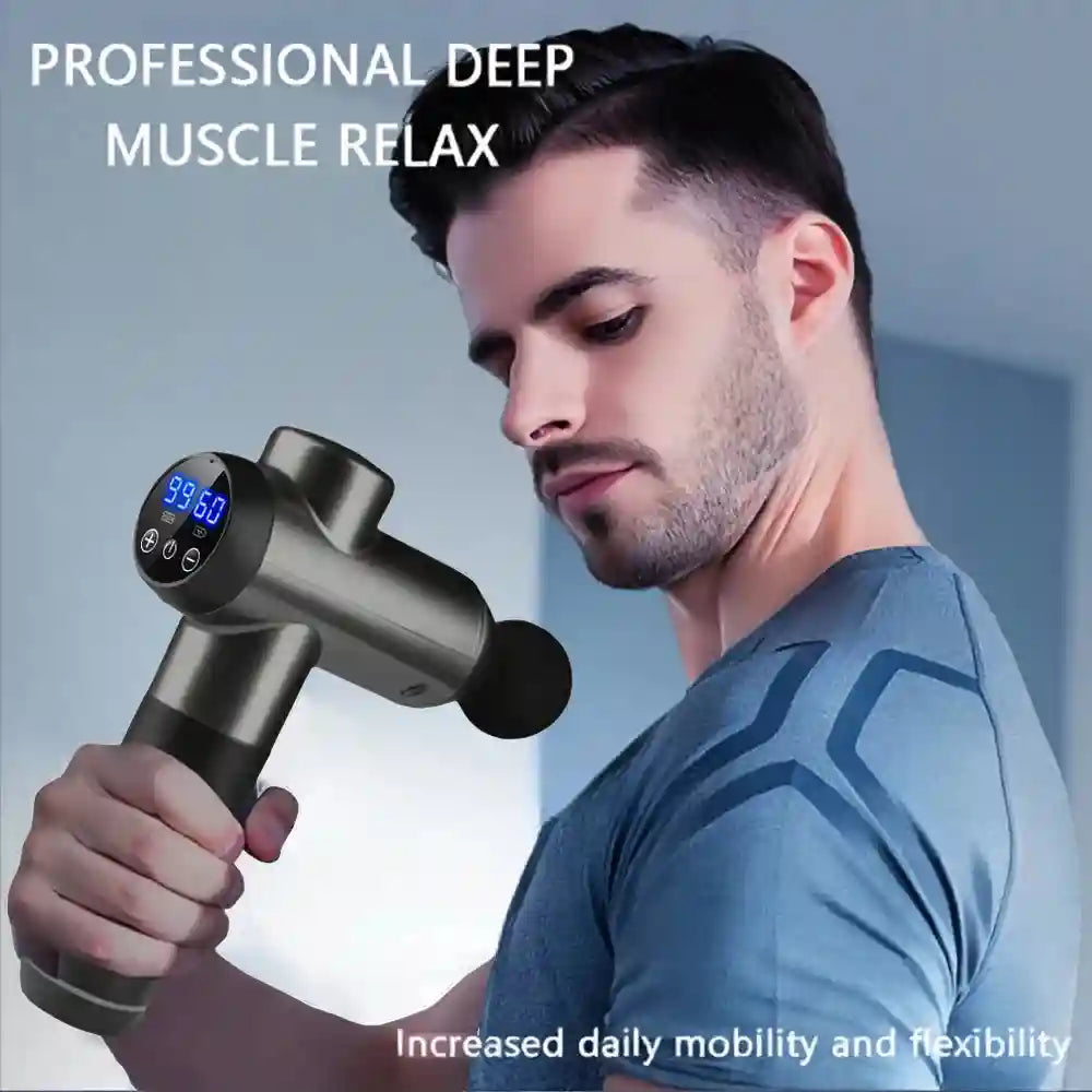 Tidesmit Deep Tissue Percussive Therapy Massage Gun - Muscle Recovery Fascia Gun Tidesmit