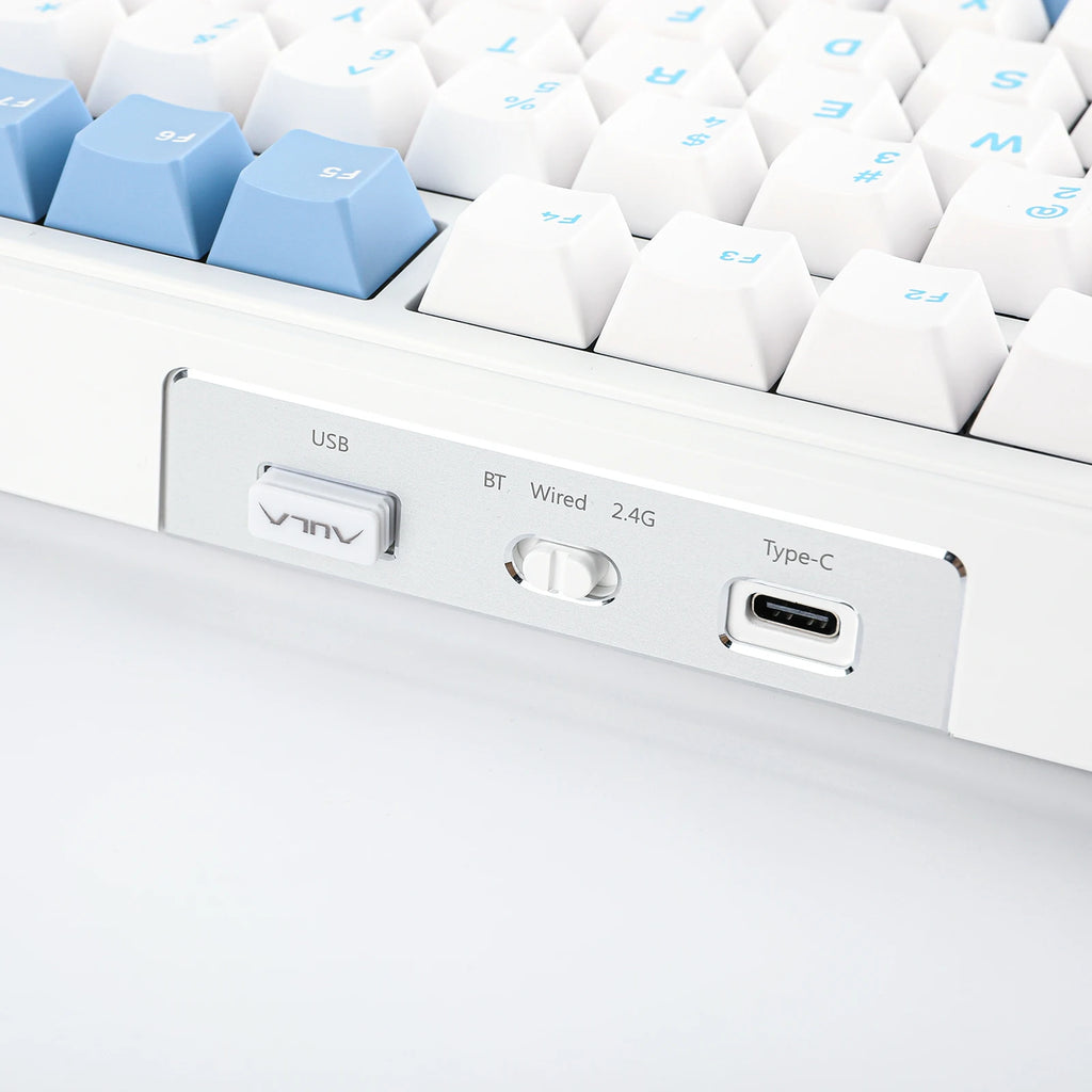 EPOMAKER x AULA F99 98% Gasket-Mounted Wired/BT/2.4GHz Wireless NKRO Mechanical Keyboard North-facing RGB 8000mAh Battery