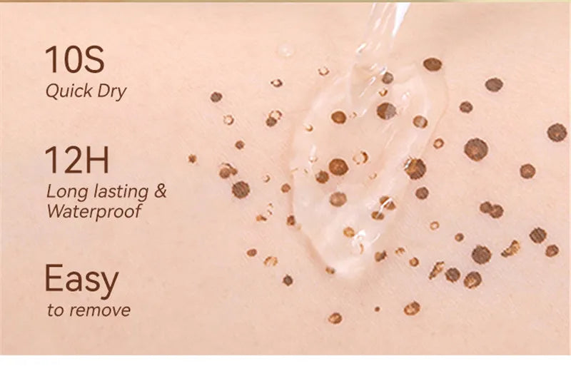 Tidesmit waterproof freckle stamp pen for natural fake freckles and long-lasting dot spot face makeup
