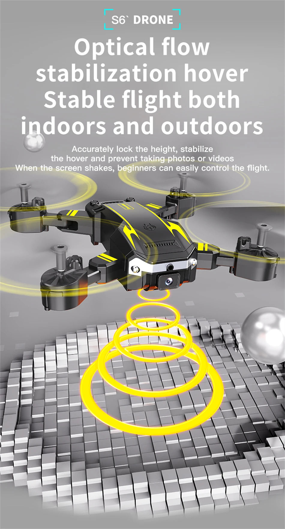 8K Camera Drone with Obstacle Avoidance - Foldable GPS Quadcopter Tidesmit