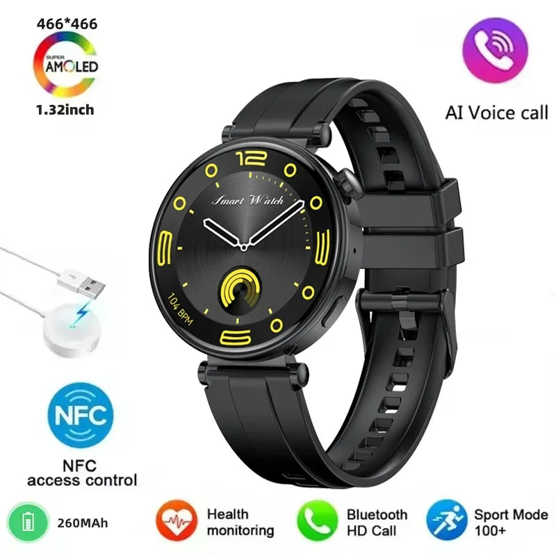 2026 New For Original Watch Mini Women Smartwatch GPS motion trail NFC 466*466 HD Full screen touch Ladies Smartwatch