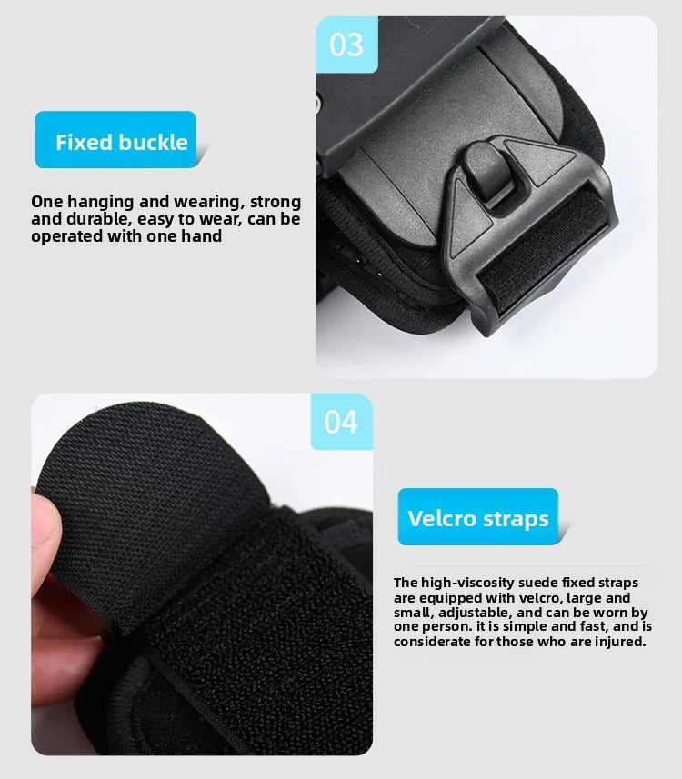 Adjustable Knee Brace Hinged Support Carbon Fiber Stay for Leg Fracture Meniscus Rehabilitation Post Surgery Recovery Breathable