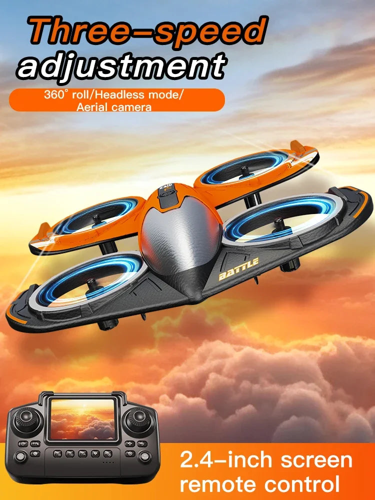 Foldable Camera Drone - Beginner RC Quadcopter with Obstacle Avoidance Tidesmit