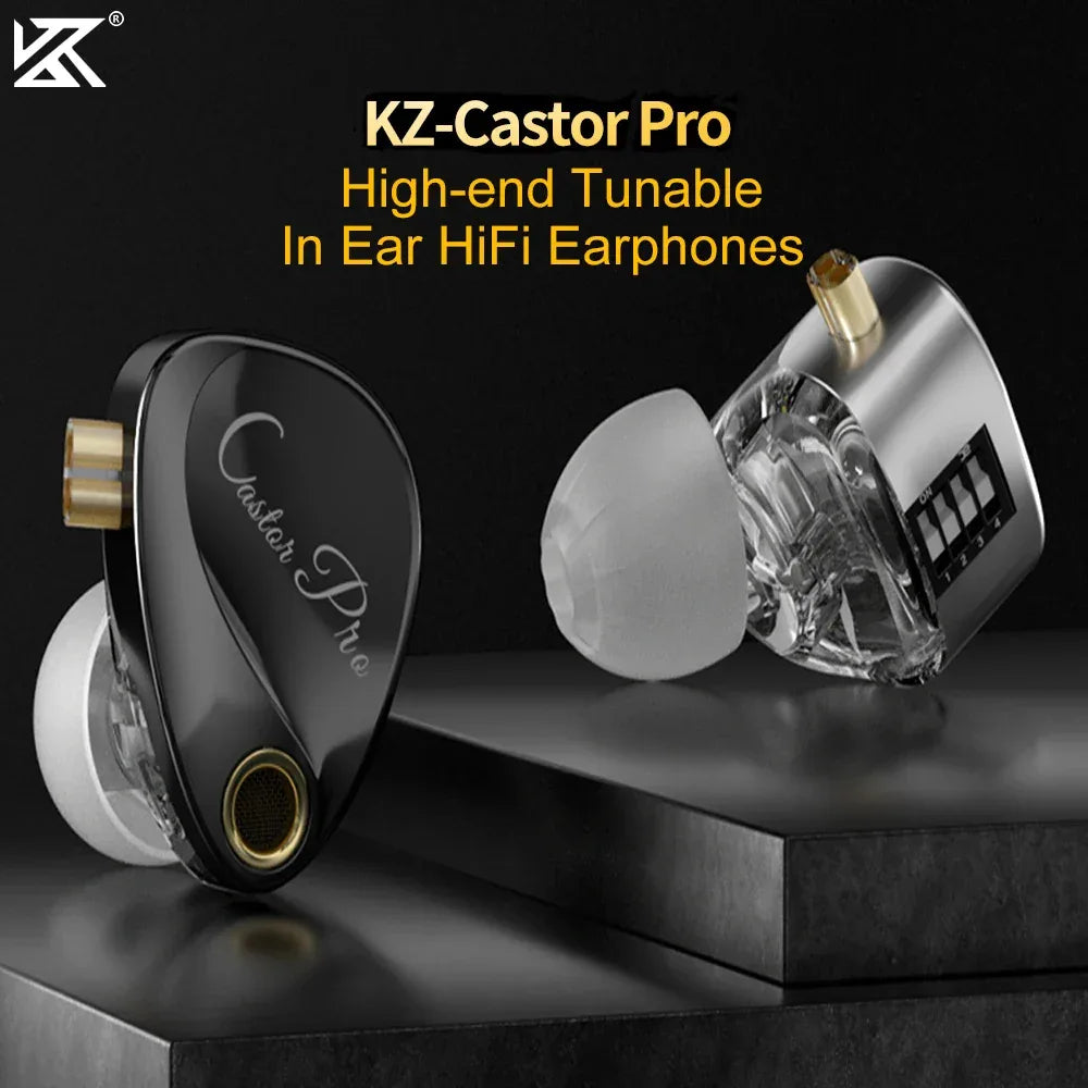 KZ Castor Tunable Bass HiFi Wired Earphones by Tidesmit Tidesmit