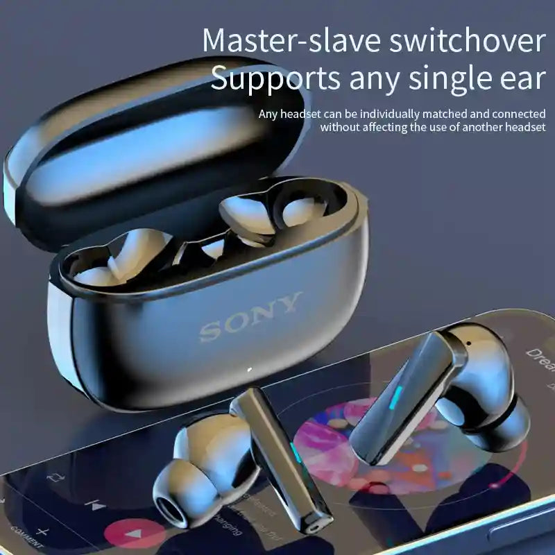 Wireless Bluetooth Earbuds with Active Noise Cancellation & Clear Mics Tidesmit