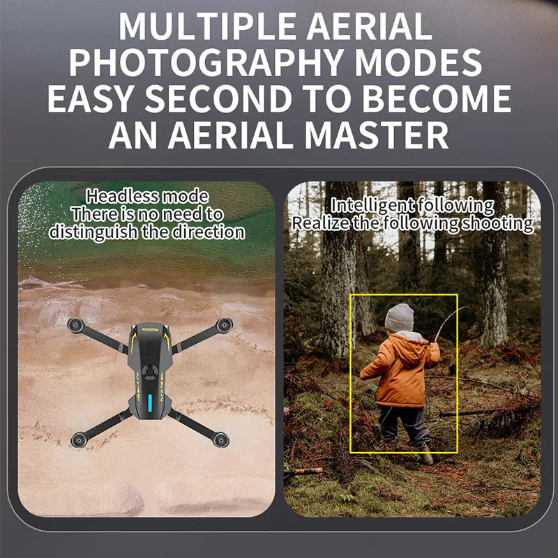 GPS Camera Drone 8K HD - Foldable Brushless Quadcopter with GPS Tidesmit