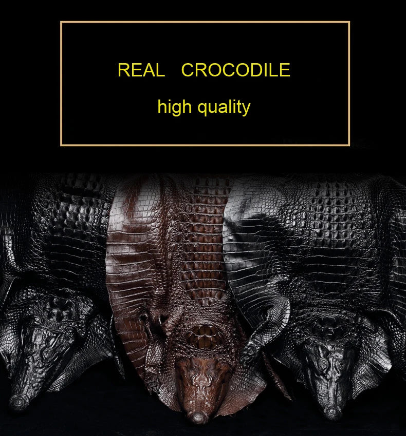 2024 New Luxury Crocodile Skin Lady's Handbag Fashion Genuine Leather Women Bag Large Capacity Shell Bag 45