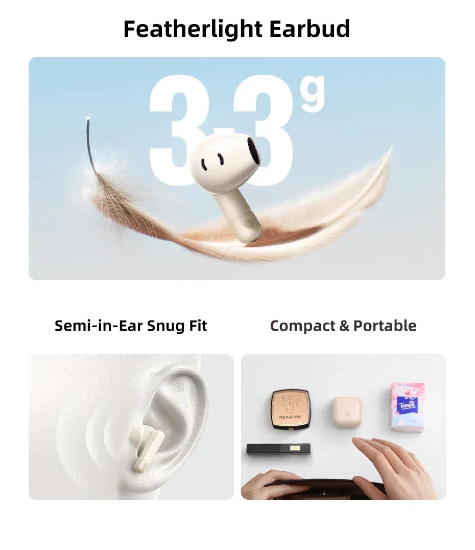 Wireless Earbuds Bluetooth 5.3 with AI ENC & 40H Battery | Tidesmit Tidesmit