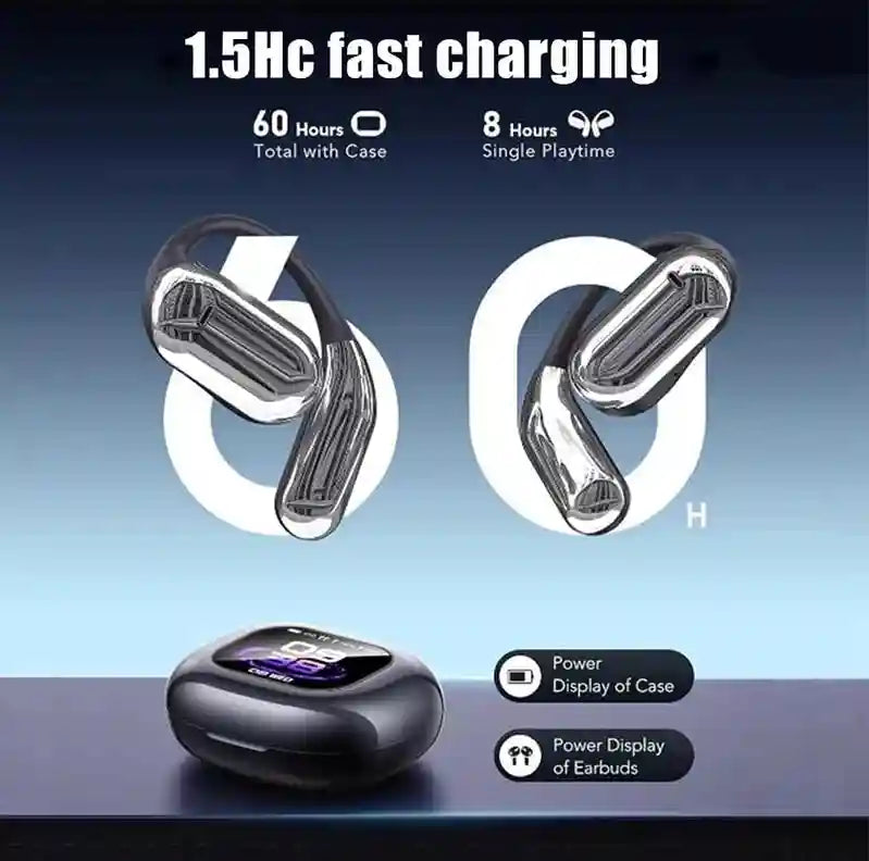 AI Language Translation Earbuds with LCD Touch Case - Tidesmit Tidesmit