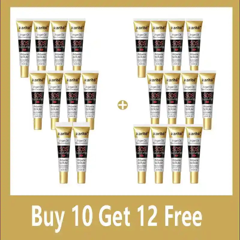 Argan Oil Lip Plumping Essence – Nourishing Hydrating Balm for Soft Lips Lip Care Buy 10 Get 12 Free Tidesmit