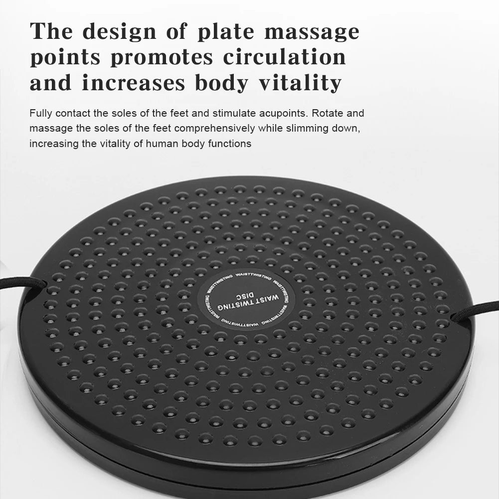 Waist Twisting Disc with Handles - Portable Full Body Toning Tool Body Shaping Massage Equipment Tidesmit