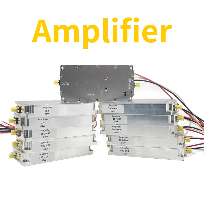 RF Power Amplifier Module 50W SMA for Long-Range Drone Signal Booster 50W Amplifier Tidesmit