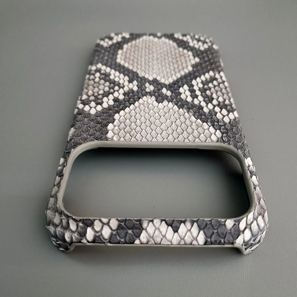 Python Leather iPhone Case: Genuine Snakeskin Slim Fit Protection Tidesmit