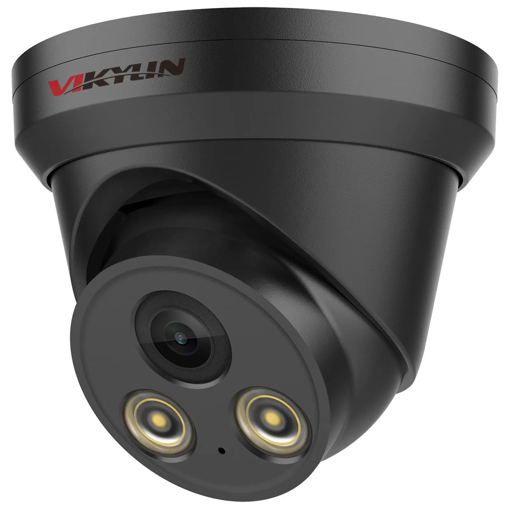 VIKYLIN 5/8MP Full Color IP Camera Outdoor POE Onvif Wide Angle 2.8mm AI Humanoid Detection Home CCTV Surveillance Camera IP67