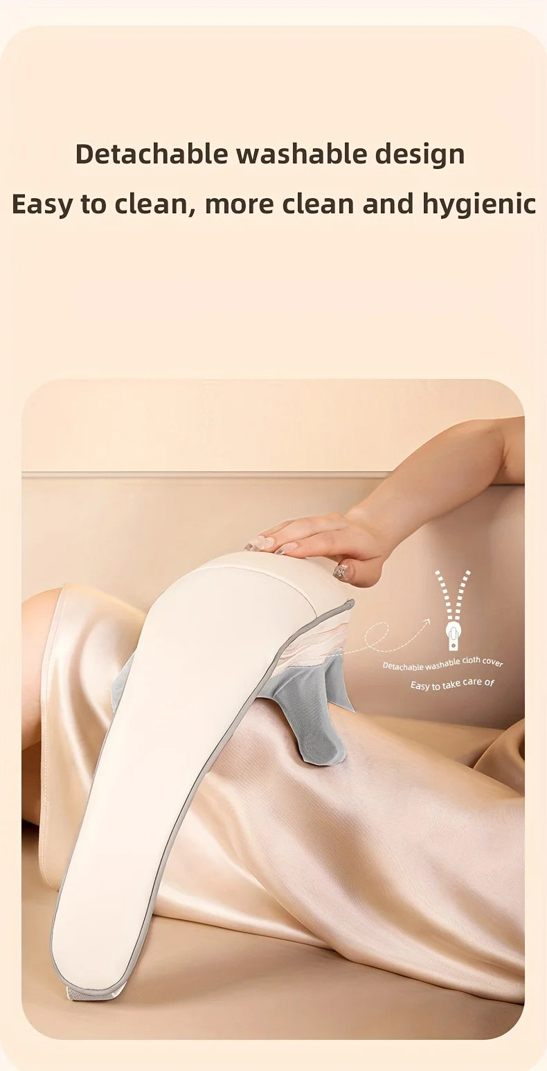 Shiatsu Neck Massager Cordless with Heat - Deep Tissue Relief GEN2 Relaxation Treatment Tidesmit