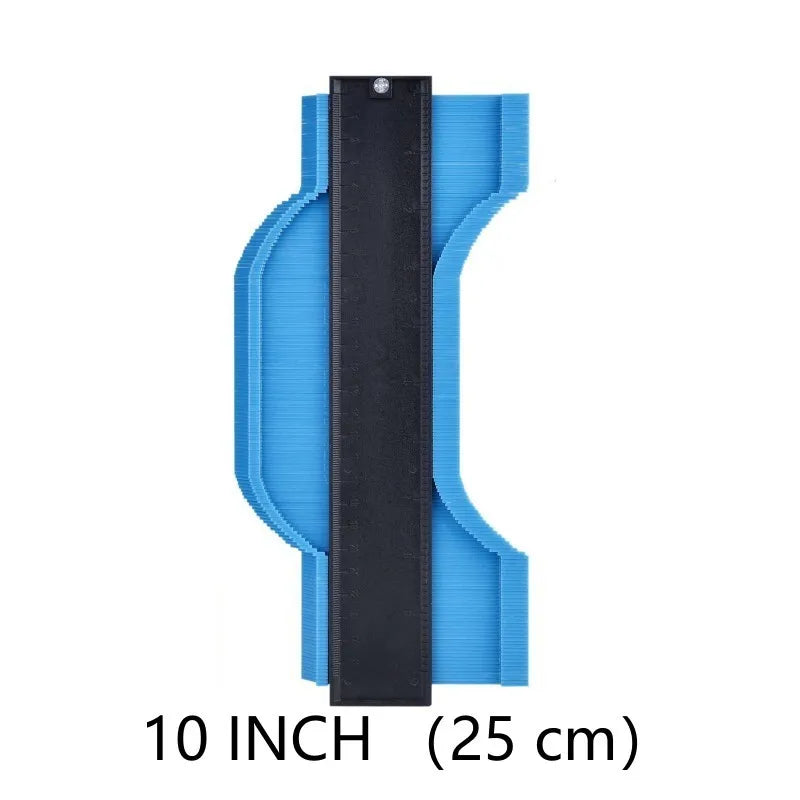 Contour Gauge Cutting Template Multi-Functio Measuring Instrument Woodworking Tool Tiles Measure Ruler Construction Contour Tool