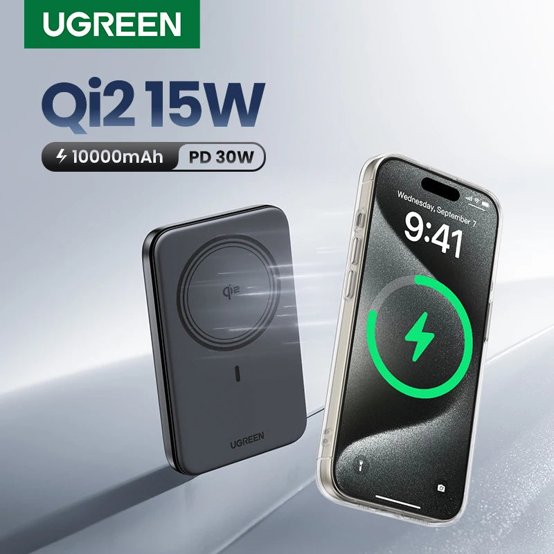 10000mAh Magnetic Power Bank 30W PD Fast Charger for iPhone Tidesmit