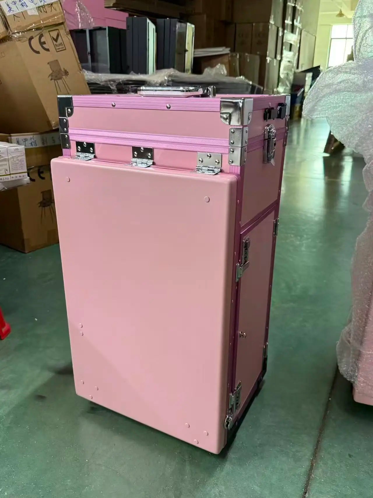 Rolling Manicure Table | Foldable Makeup Train Case - Tidesmit Massage Chairs Tidesmit