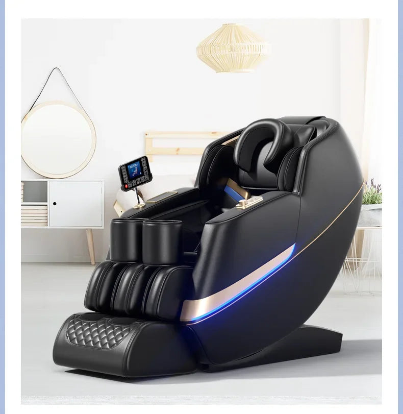 Full Body Zero Gravity Massage Chair - White Ash Space Capsule Massage Chairs Tidesmit