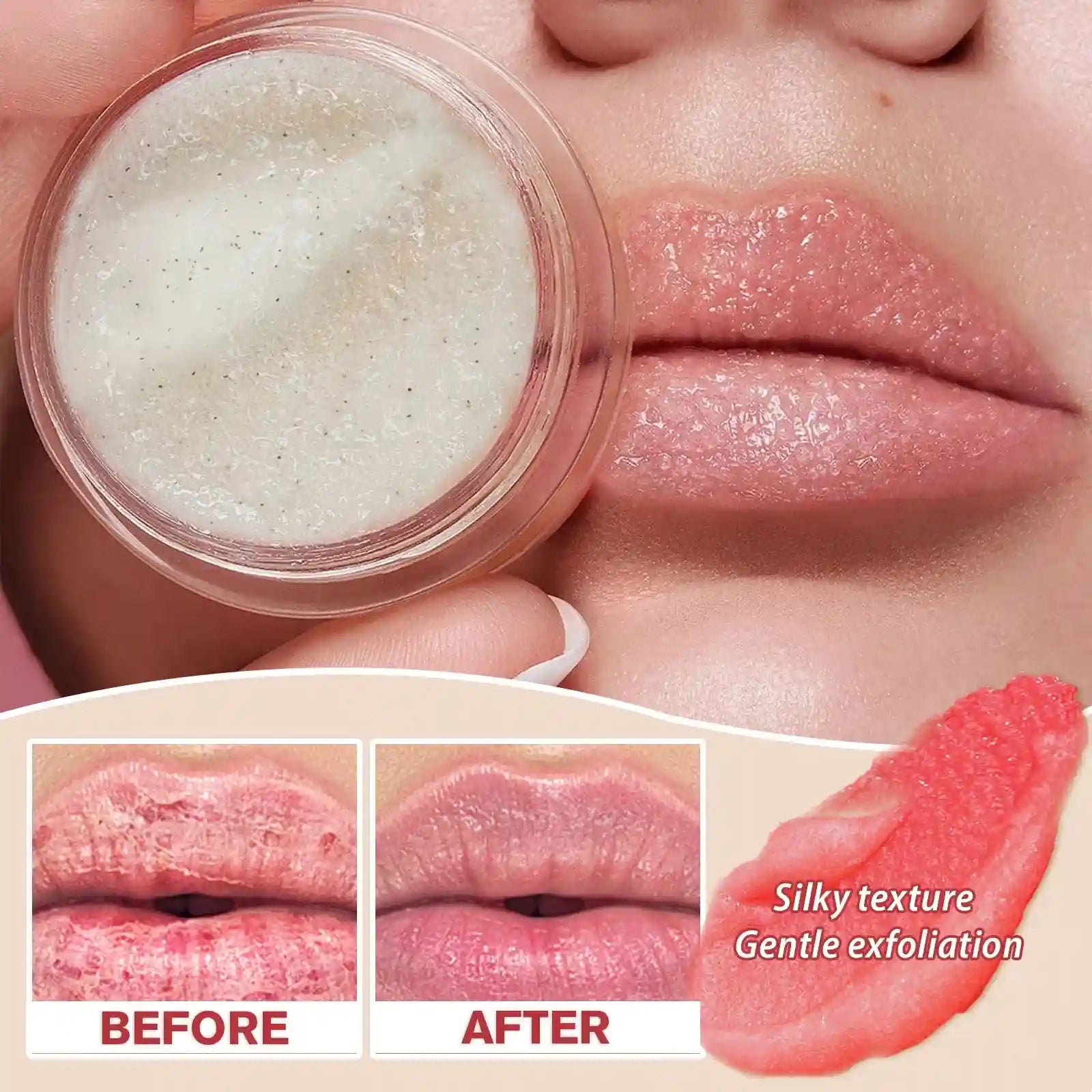 Watermelon Lip Scrub | Moisturizing Lip Treatment & Exfoliator by Tidesmit Lip Care Tidesmit