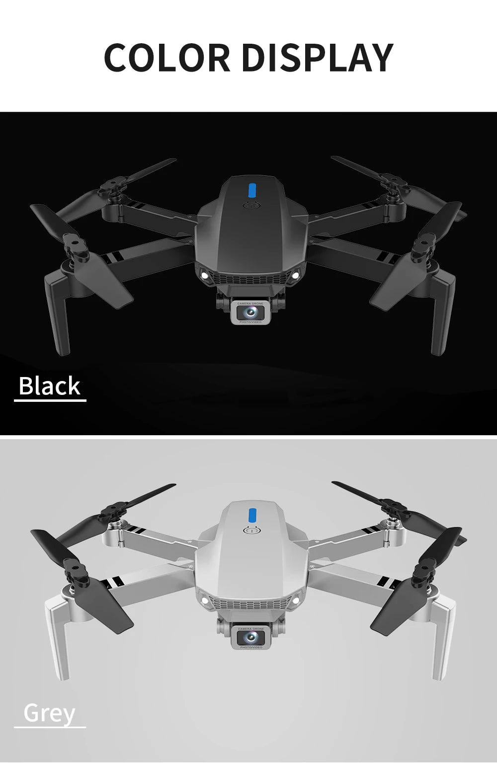 4K Camera Drone Foldable Quadcopter - Wide Angle Lens & Stable Flight Tidesmit