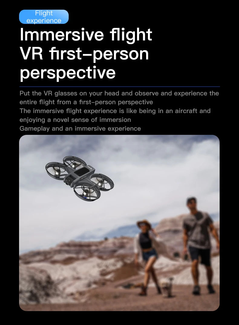 4K Camera Drone with Obstacle Avoidance and Dual Screen Remote Control Tidesmit
