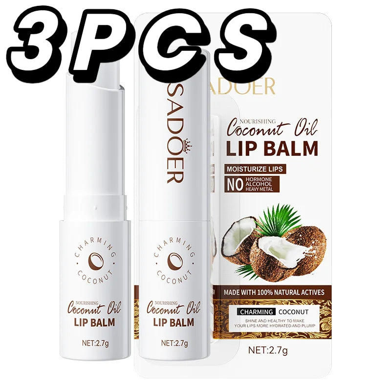Moisturizing Lip Balm for Deep Hydration & Repair by Tidesmit Lip Care 3PCS Tidesmit