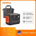 Jackery Explorer 1500 v2 with Low-temp Protection Bag , 1534Wh LiFePO4 Solar Generator, 2000W Power Station for Winter Camping