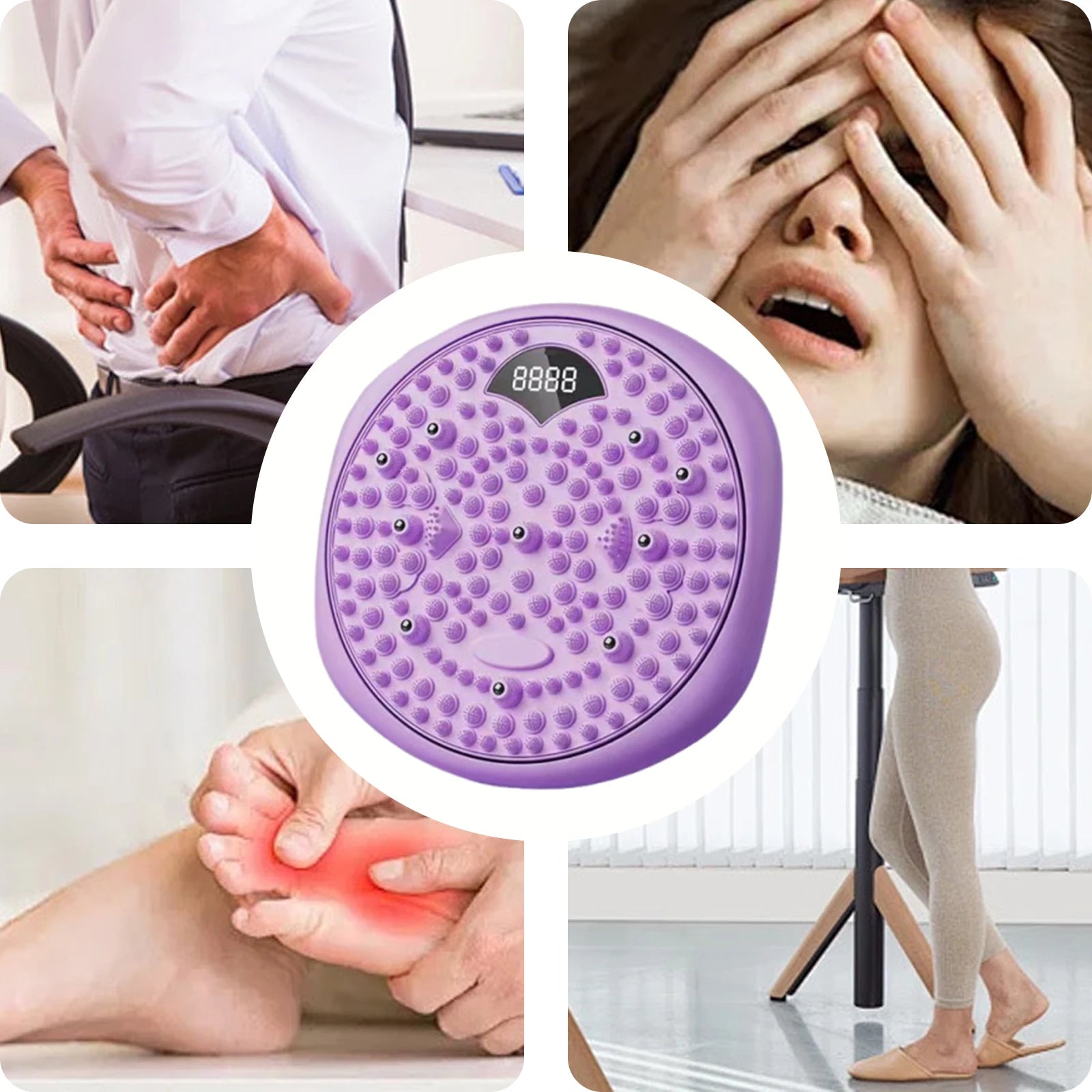 Waist Twisting Disc with Magnetic Foot Massage - Tidesmit Body Shaping Body Shaping Massage Equipment Tidesmit