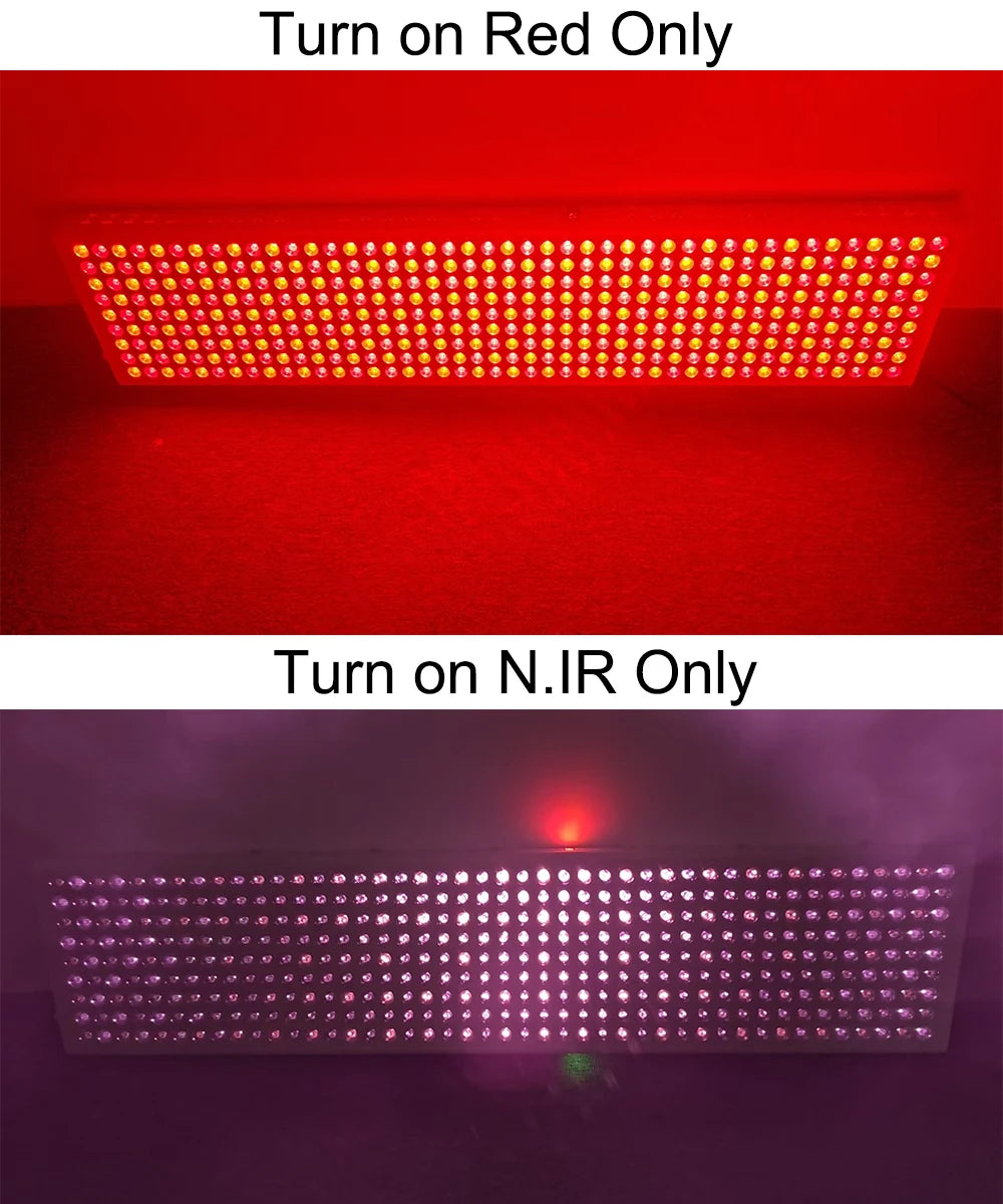 Dual Chip Red Light Therapy Panel Lamp 630nm 660nm Near Infrared Therapy Light 810nm 830nm 850nm LED Beauty Devices Face Body