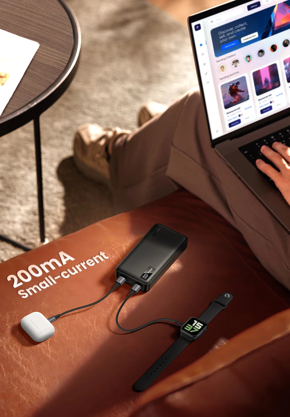 20000mAh Portable Power Bank - 20W PD Fast Charging Battery Pack Tidesmit