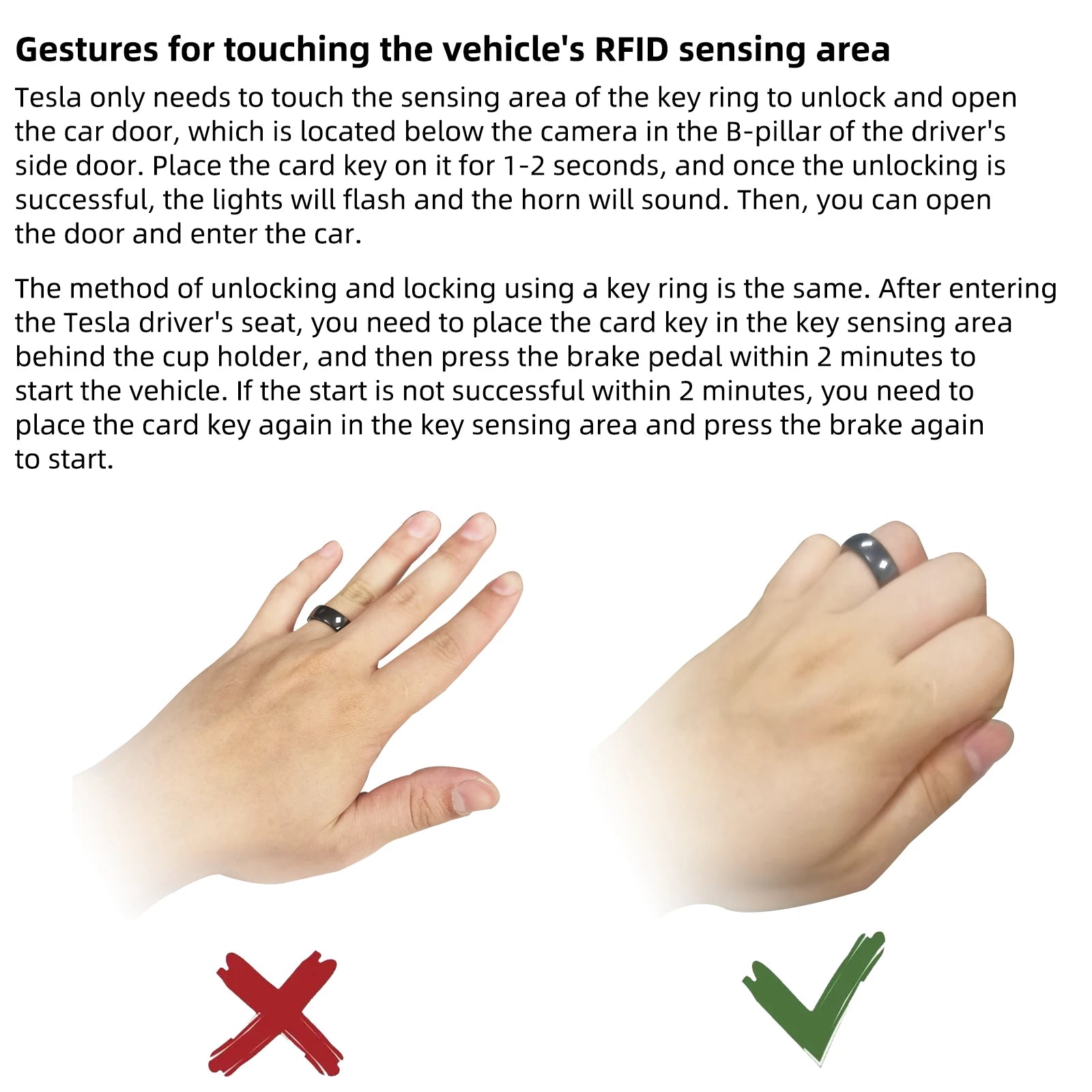 Tesla Smart Ring RFID Key: Heart Rate & Blood Oxygen Health Monitor Tidesmit