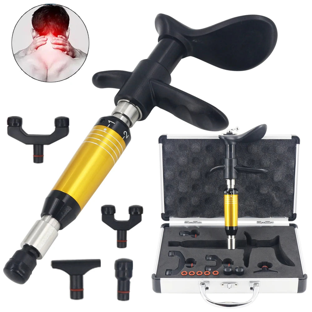 Chiropractic Adjusting Tool 300N: Manual Spinal Therapy Device Fascia Gun Tidesmit