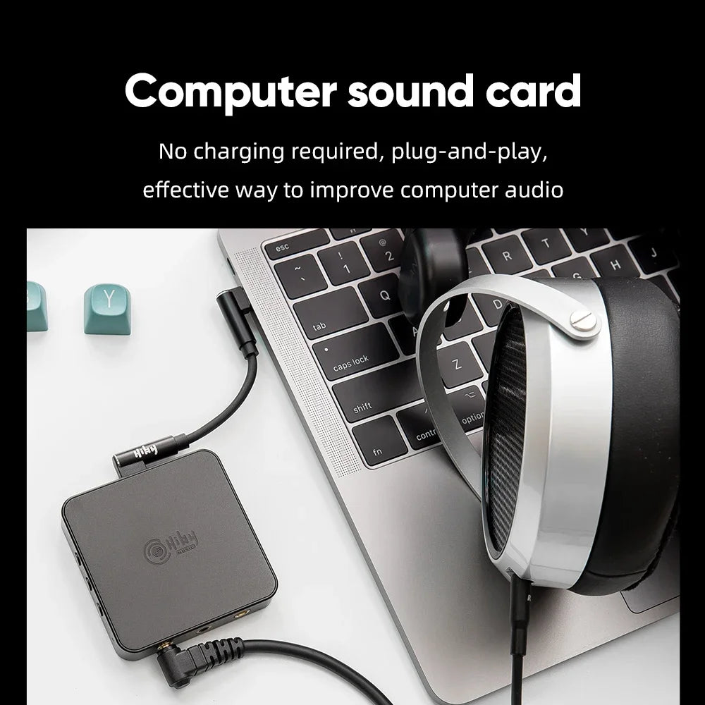 USB DAC Headphone Amplifier ES9038Q2M Tidesmit FD3 - Hi-Res MQA Support Tidesmit