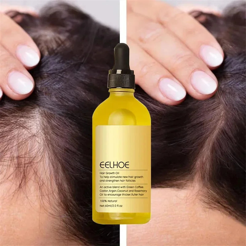 Tidesmit hair growth oil with castor, argan, and rosemary to prevent loss and stimulate thicker scalp treatment.