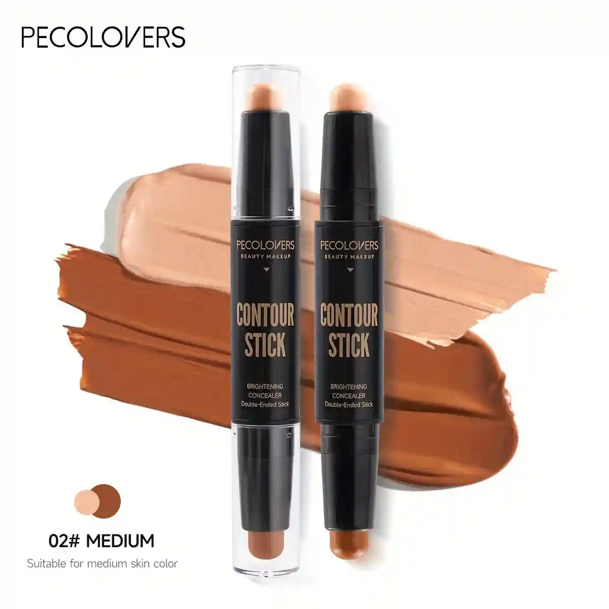 Tidesmit high quality makeup base foundation stick for face concealing bronzing and contouring texture close-up