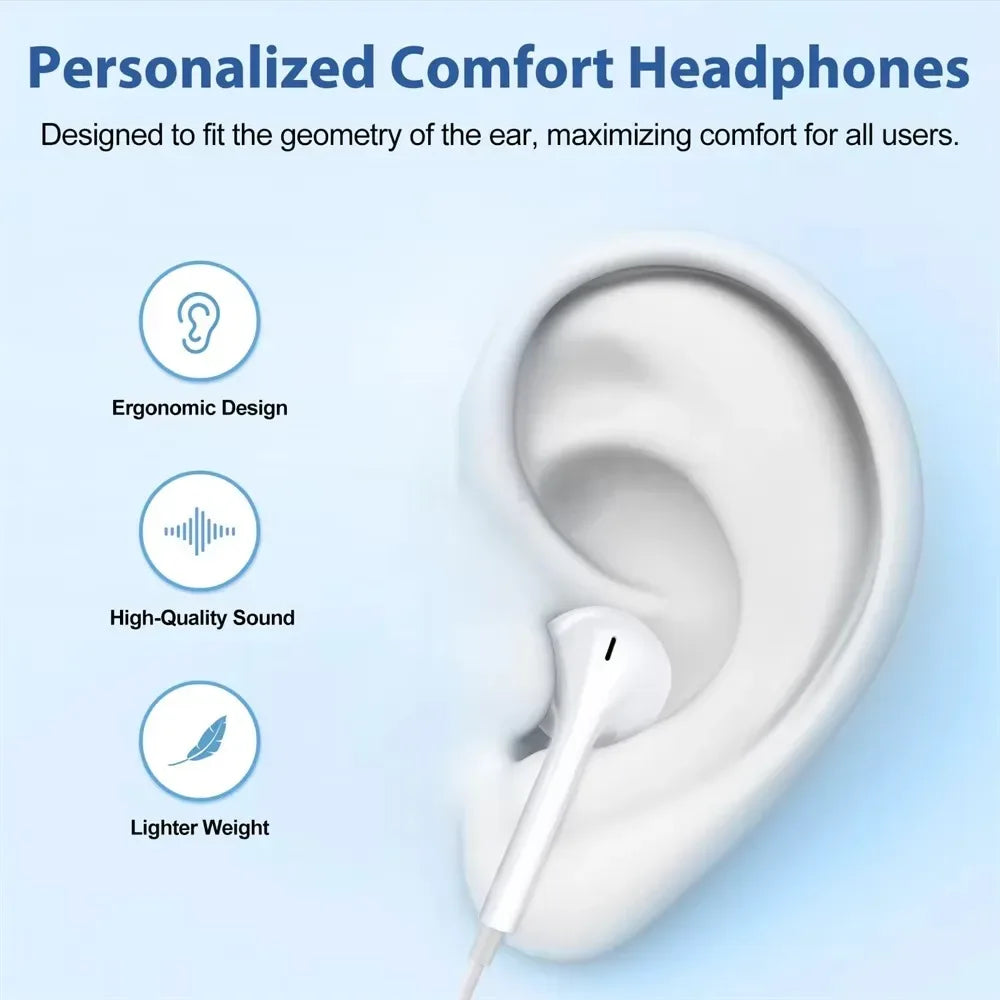 Wired In-Ear Headphones for Xiaomi, Samsung, Android by Tidesmit Tidesmit