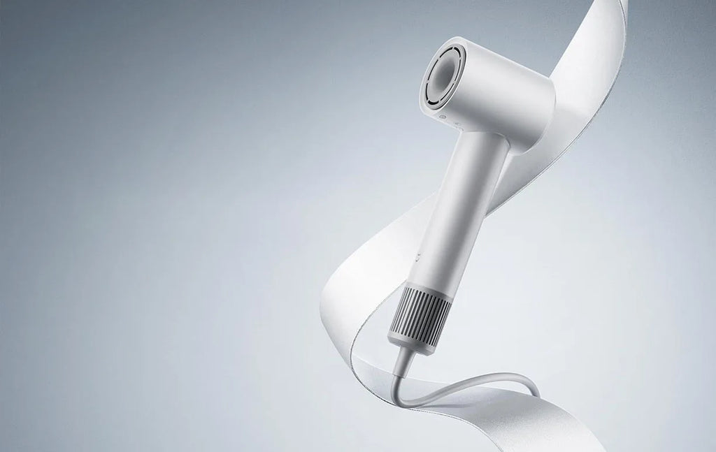 White MIJIA H501 SE high-speed ionic hair dryer with sleek professional design, powerful airflow, and modern aesthetic.